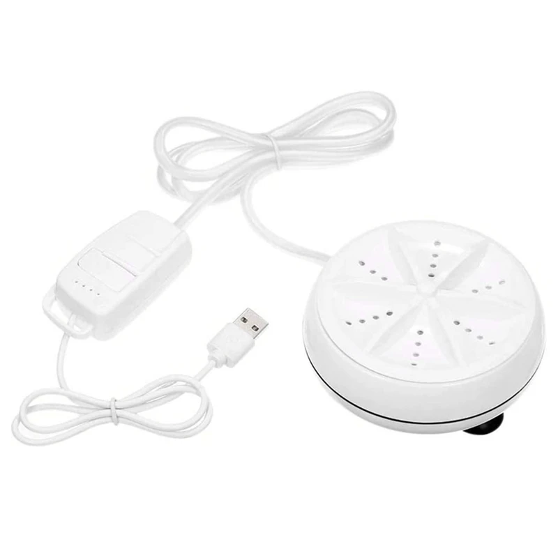 2 in 1 Portable Mini Washing Machine Ultrasonic Washer with USB Cable Convenient for RV Travel Trip
2 in 1 Portable Mini Washing Machine Ultrasonic Washer with USB Cable Convenient for RV Travel Trip