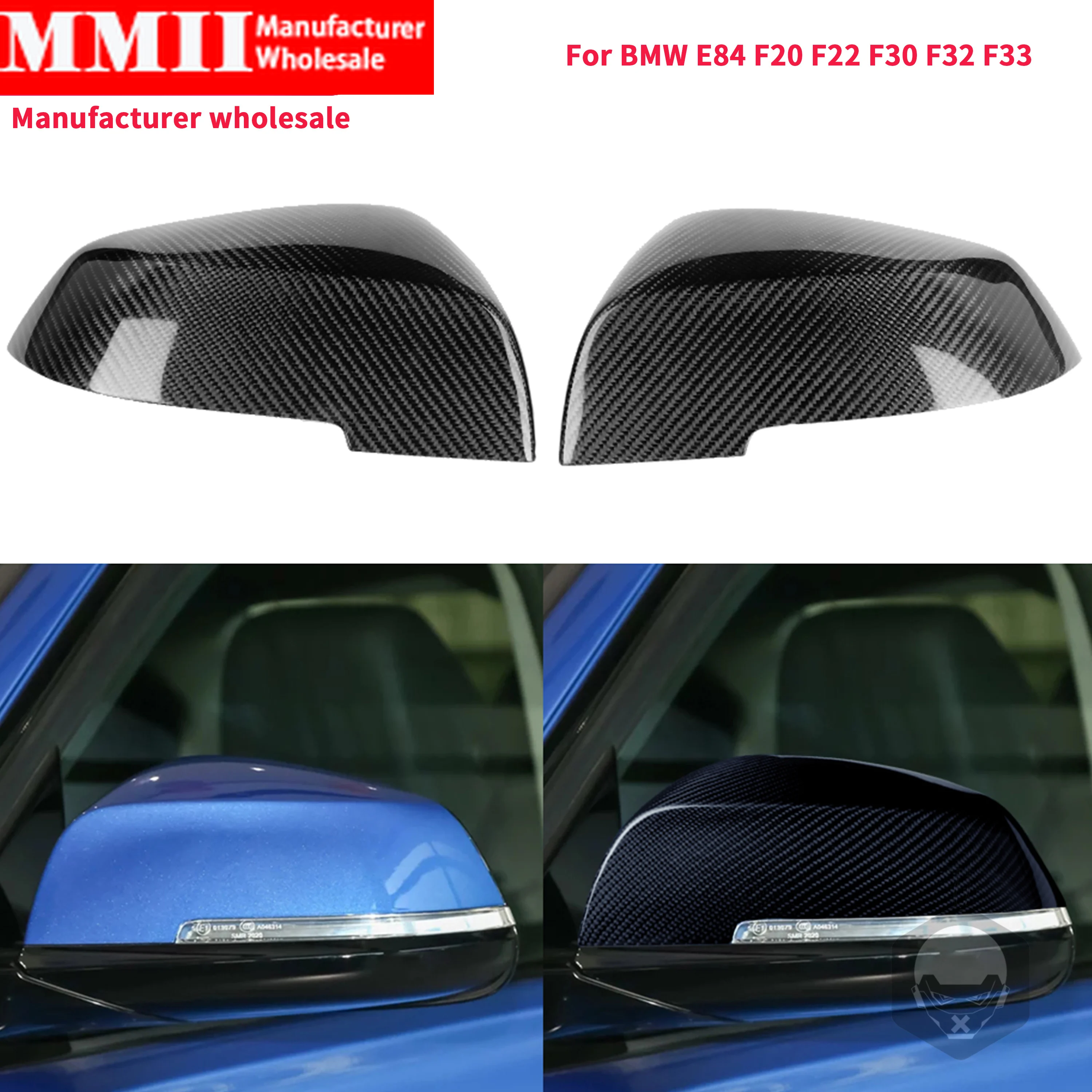 Сменные боковые крылья из углеродного волокна для BMW E84, F20, F22, F30, F32, F33, крышки для зеркала заднего вида, накладки, комплект аксессуаров, черны...
Сменные боковые крылья из углеродного волокна для BMW E84, F20, F22, F30, F32, F33, крышки для зеркала заднего вида, накладки, комплект аксессуаров, черны...