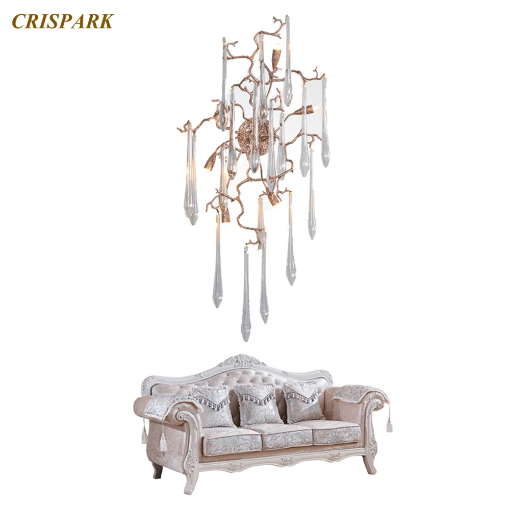 Modern Branch Wall Lamp Creative Waterdrop Wall Sconce Light Decoration Art Deco Wall Lamp for Living Room Foyer 
Modern Branch Wall Lamp Creative Waterdrop Wall Sconce Light Decoration Art Deco Wall Lamp for Living Room Foyer