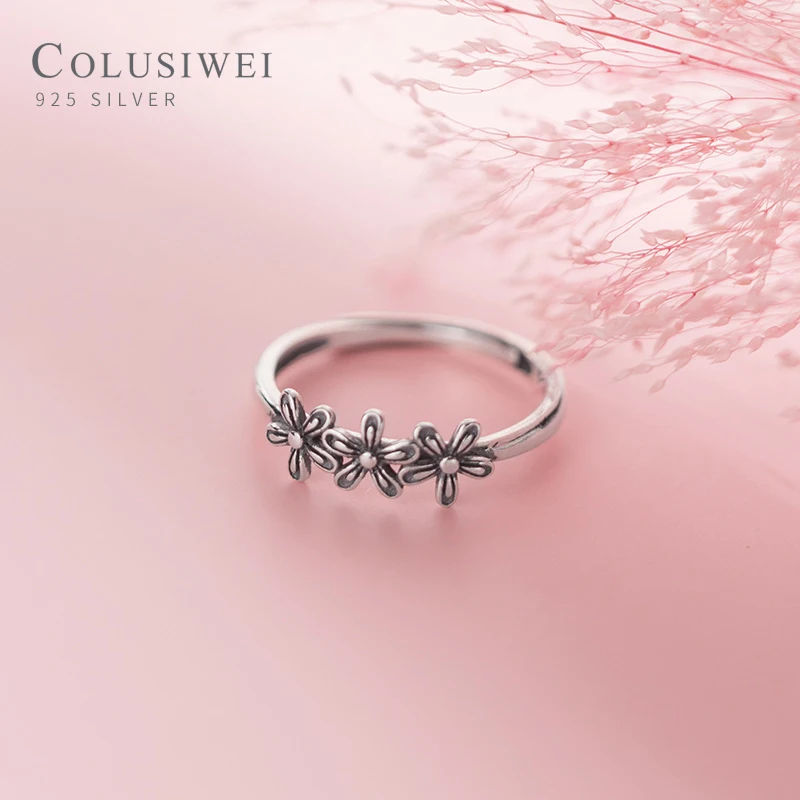 Colusiwei New Arrive 925 Sterling Silver Minimalist Retro Delicate Plant Daisy Flower Adjsutable Rings for Women Fine Jewelry
Colusiwei New Arrive 925 Sterling Silver Minimalist Retro Delicate Plant Daisy Flower Adjsutable Rings for Women Fine Jewelry