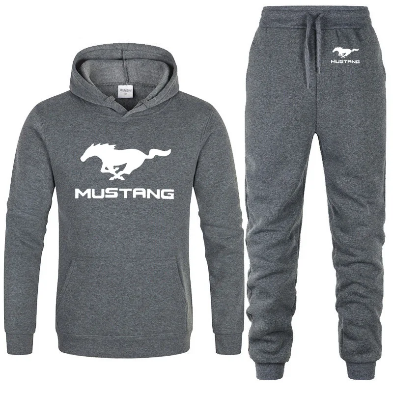 2021 NEW Hoodies Men Mustang Car Logo Printed unisex Sweatshirt Fashion Men Hoodie Casual Fleece Hoodies Pants Suit 2Pcs
2021 NEW Hoodies Men Mustang Car Logo Printed unisex Sweatshirt Fashion Men Hoodie Casual Fleece Hoodies Pants Suit 2Pcs