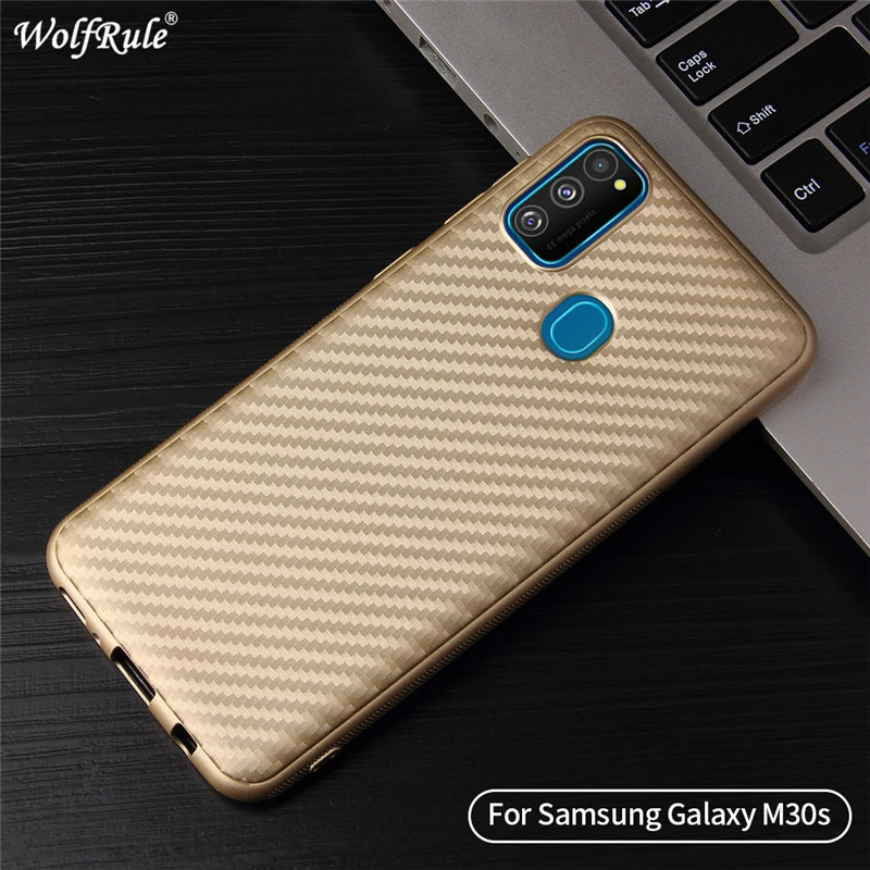 Wolfrule Case For Samsung Galaxy M30S Ultra Thin Silicone Rubber Phone Cover |