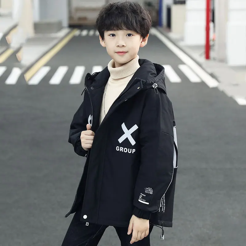 Kids boys winter hooded letters printed cotton new big virgin plus thick velvet coat, 6-12 years old
Kids boys winter hooded letters printed cotton new big virgin plus thick velvet coat, 6-12 years old