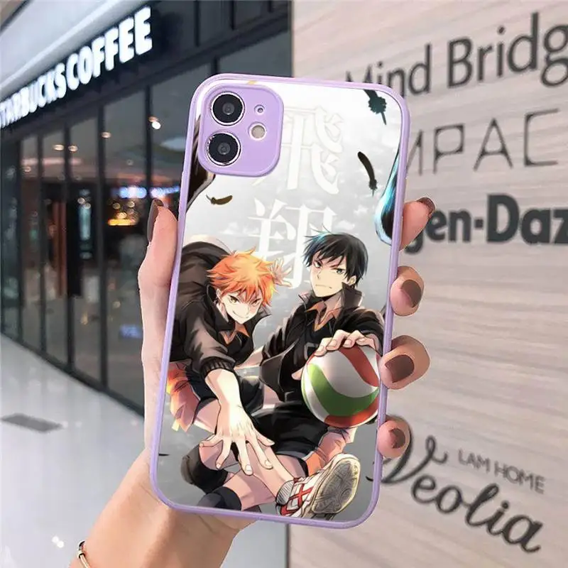 Haikyuu Phone Case For iPhone 12 11 Mini Pro XR XS Max 7 8 Plus X Matte transparent Purple Back Cover
Haikyuu Phone Case For iPhone 12 11 Mini Pro XR XS Max 7 8 Plus X Matte transparent Purple Back Cover