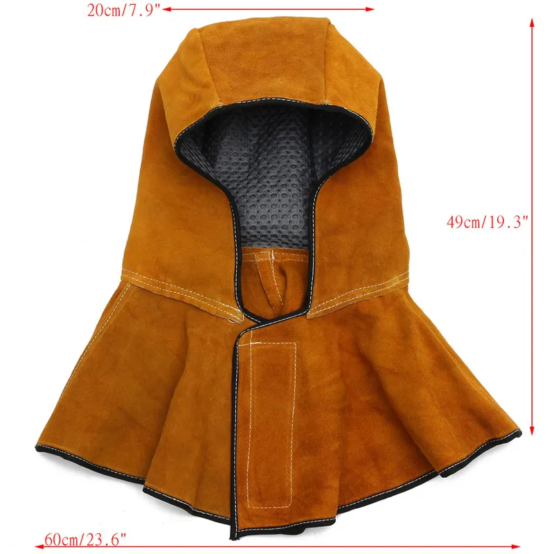 60cm Leather Welding Hood Helmet Mask Protector Cap For Welder Electric Welding Work Workplace Safety Protective Equipment
60cm Leather Welding Hood Helmet Mask Protector Cap For Welder Electric Welding Work Workplace Safety Protective Equipment