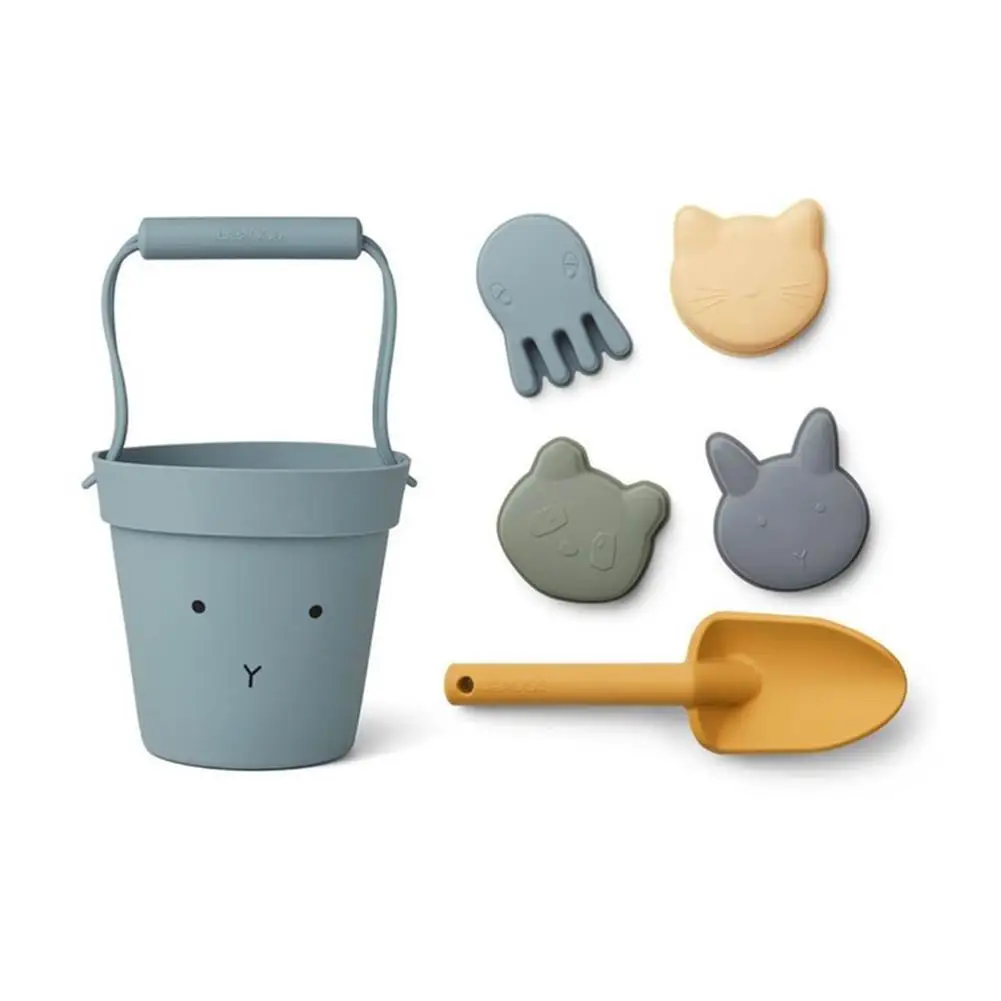 6pcs Silicone Jeux Plage Silicone Sand Beach Toy Set Bucket and Shovel Beach Outdoor Sand Toy Set jouets de plage silicone
6pcs Silicone Jeux Plage Silicone Sand Beach Toy Set Bucket and Shovel Beach Outdoor Sand Toy Set jouets de plage silicone