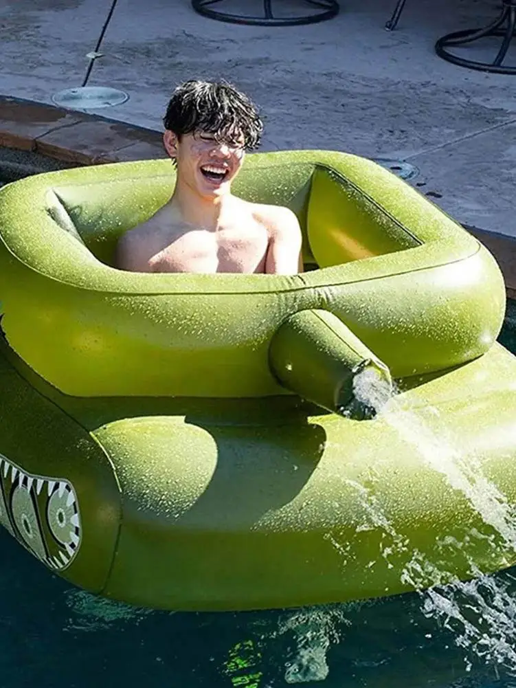 Inflatable Swimming Ring Tank Water Spray Floating Row Summer Toy Floating Pool Toys For Adults Children Summer Pool Toy Gift
Inflatable Swimming Ring Tank Water Spray Floating Row Summer Toy Floating Pool Toys For Adults Children Summer Pool Toy Gift