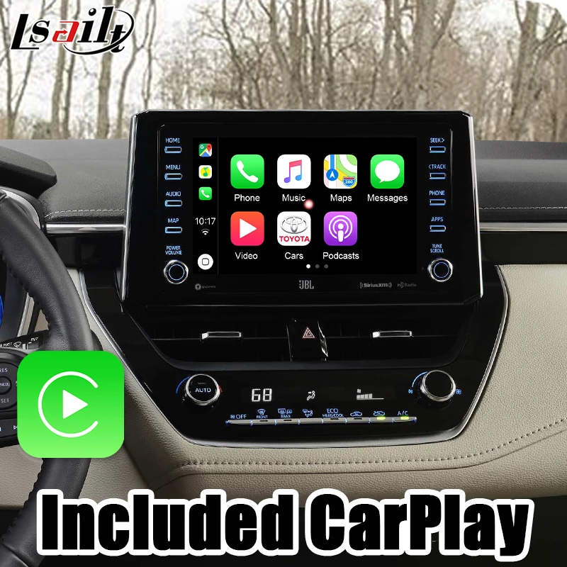 Lsailt 4 + 64G Carplay и интерфейс Android для Auris Sienna 2018-20 с YouTube Waze Netflix GPS навигационная