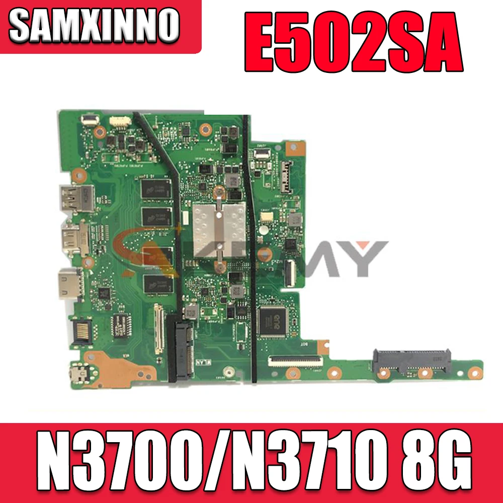 Новая материнская плата E502SA, материнская плата E402SA с 8 Гб ОЗУ, процессор N3700/N3710 для ASUS E502S E502SA (15 дюймов), материнская плата для ноутбука
Новая материнская плата E502SA, материнская плата E402SA с 8 Гб ОЗУ, процессор N3700/N3710 для ASUS E502S E502SA (15 дюймов), материнская плата для ноутбука