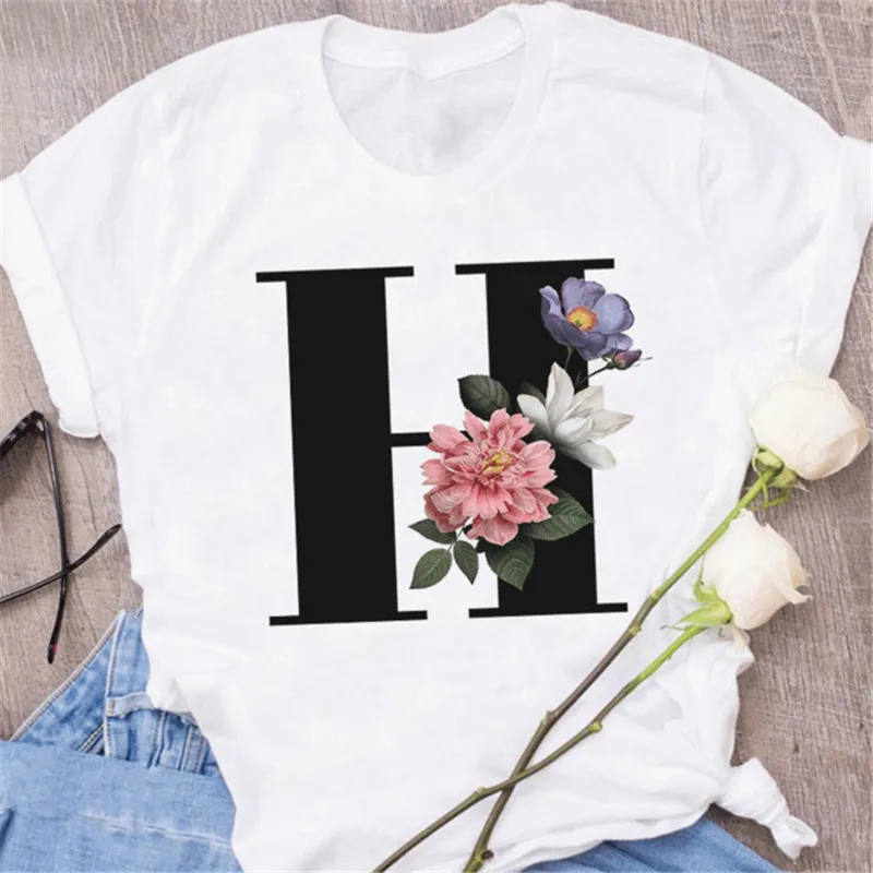 Maycaur Summer Harajuku WomenT Shirt A B C D Letter Print Fashion Tshirt Woman Casual Short Sleeve Tops Female T-shirt Clothes
Maycaur Summer Harajuku WomenT Shirt A B C D Letter Print Fashion Tshirt Woman Casual Short Sleeve Tops Female T-shirt Clothes