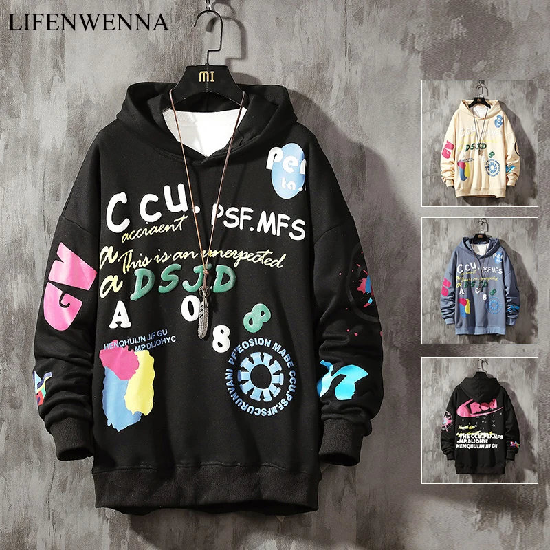 LIFENWENNA Spring Men's Hooded Sweatshirts Fashion Letter Print Casual Long Sleeve Hoodies Mens Hip Hop Hoodie Male Streetwear
LIFENWENNA Spring Men's Hooded Sweatshirts Fashion Letter Print Casual Long Sleeve Hoodies Mens Hip Hop Hoodie Male Streetwear