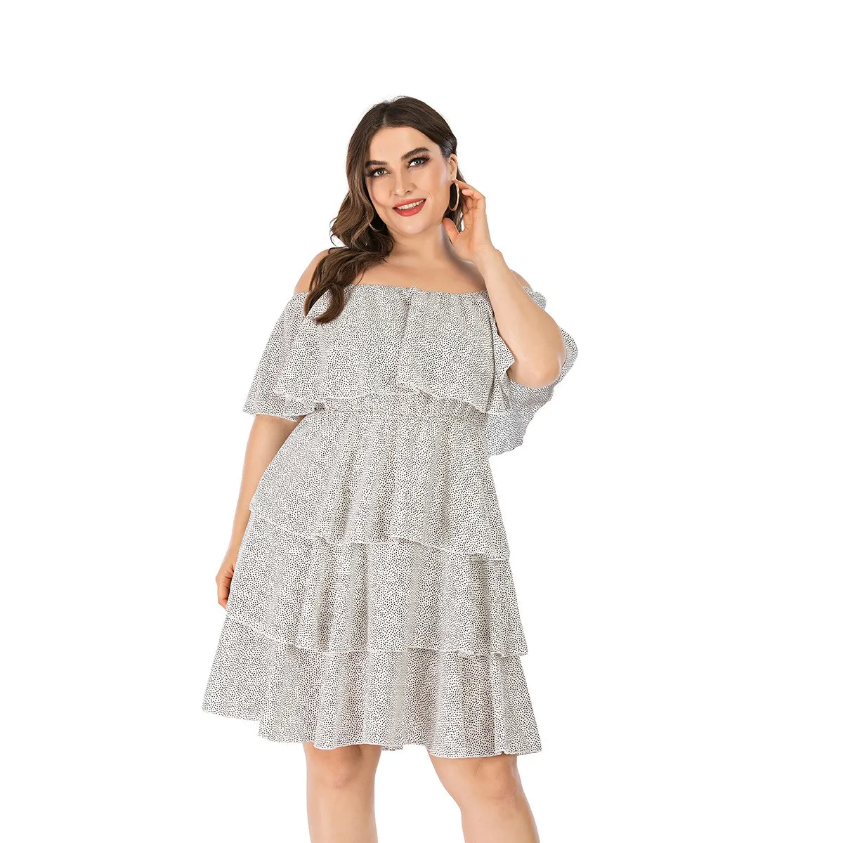 2021 новые летние белые 3XL 4XL размера плюс женское платье с воротником-лодочкой и многослойной юбкой-пачкой для ночные вечерние элегантные офи...
2021 новые летние белые 3XL 4XL размера плюс женское платье с воротником-лодочкой и многослойной юбкой-пачкой для ночные вечерние элегантные офи...