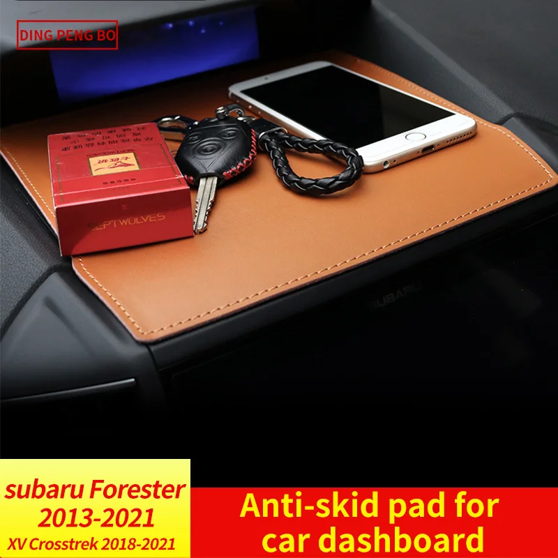 For Subaru Forester XV Crosstrek 2013 -2021 Anti-Slip For Instrument Panel Grip Pad Phone Mat Brown Black Leather Auto Parts
For Subaru Forester XV Crosstrek 2013 -2021 Anti-Slip For Instrument Panel Grip Pad Phone Mat Brown Black Leather Auto Parts