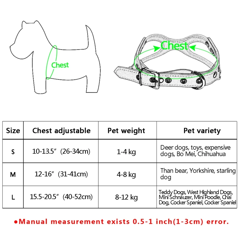 Soft Suede Leather Small Dog Harness for Puppies Chihuahua Yorkie Red Pink Black Ajustable Chest 10-13" Puppy Pets Accessories
Soft Suede Leather Small Dog Harness for Puppies Chihuahua Yorkie Red Pink Black Ajustable Chest 10-13" Puppy Pets Accessories