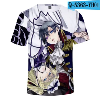 High Quallity Japanese Anime Black Butler Hot 3D Periphera T-shirt Man Woman Cosplay Costume Periphera T-shirt
High Quallity Japanese Anime Black Butler Hot 3D Periphera T-shirt Man Woman Cosplay Costume Periphera T-shirt