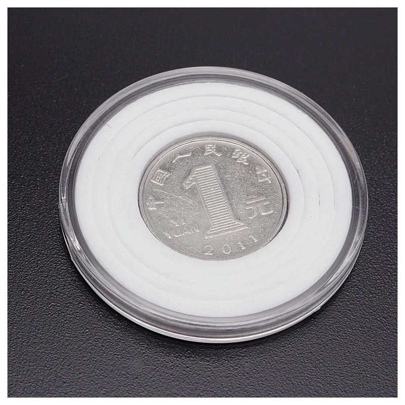 60 Pcs 46mm Coin Cases Capsules Holder Applied Clear Plastic Round Storage Box
60 Pcs 46mm Coin Cases Capsules Holder Applied Clear Plastic Round Storage Box