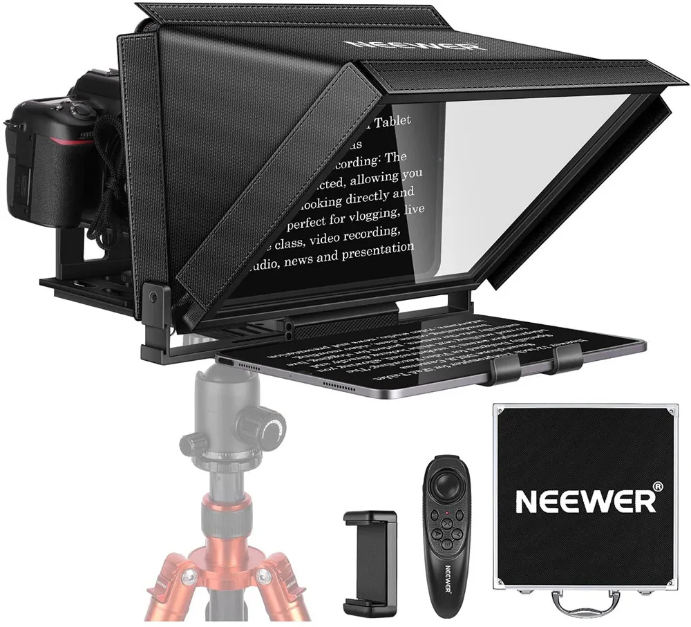2021 Neewer X12 Big Screen Teleprompter Portable Inscriber Mobile Teleprompter Artifact Video With Remote Control For Live Speec
2021 Neewer X12 Big Screen Teleprompter Portable Inscriber Mobile Teleprompter Artifact Video With Remote Control For Live Speec