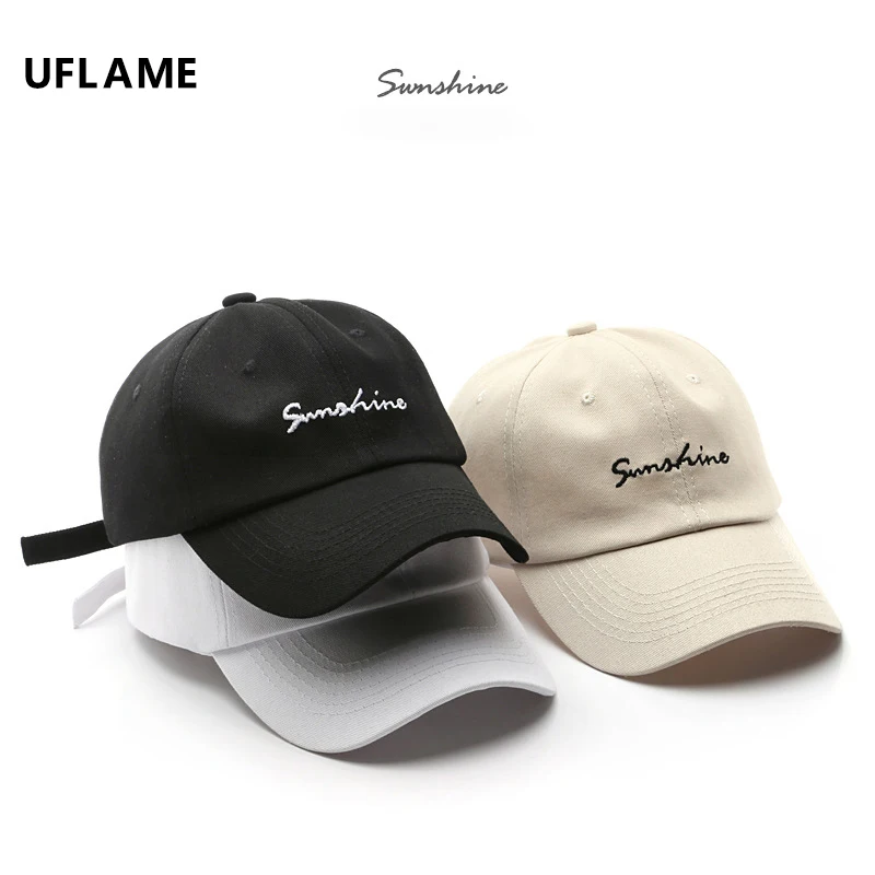 UFLAME Cotton Baseball Cap for Women Men Letter Embroidery Summer Sunscreen Hat Couple Snapback Hat Bone Adjustable Soft Top Cap
UFLAME Cotton Baseball Cap for Women Men Letter Embroidery Summer Sunscreen Hat Couple Snapback Hat Bone Adjustable Soft Top Cap