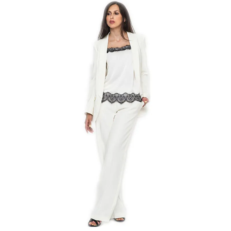 Ivory Graceful Women Blazers Business For Evening Party Formal Two Piece Office Style Pants Suits Wedding Suitable For Women
Ivory Graceful Women Blazers Business For Evening Party Formal Two Piece Office Style Pants Suits Wedding Suitable For Women