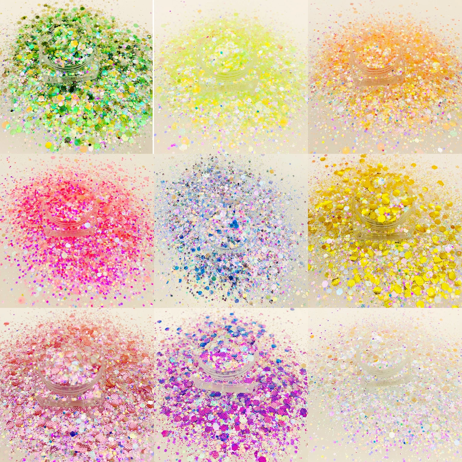 15g/Jar Mixed Color Diamond Sequins In Mixed Sizes For Nails Art Handmade Craft Accessories Scrapbooking Shakers DIY Sequins
15g/Jar Mixed Color Diamond Sequins In Mixed Sizes For Nails Art Handmade Craft Accessories Scrapbooking Shakers DIY Sequins