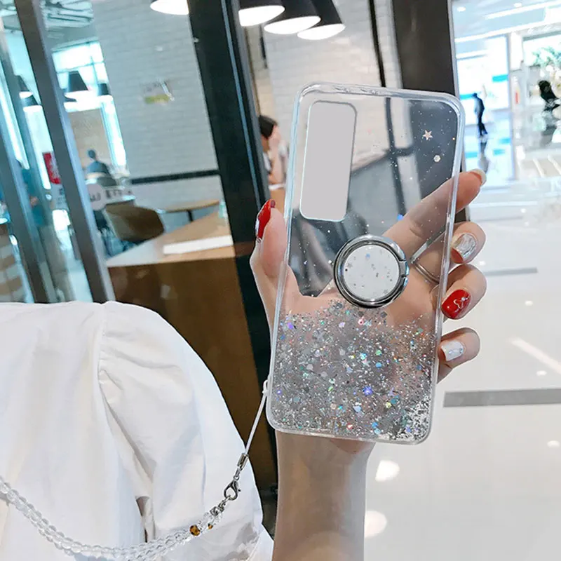 Bling Sequins Lanyard Stars Case For Huawei Y9 Prime 2019 Y5 Y6 Y7 Y9 2019 Soft TPU Transparent Wristband Simple Bracket Cover
Bling Sequins Lanyard Stars Case For Huawei Y9 Prime 2019 Y5 Y6 Y7 Y9 2019 Soft TPU Transparent Wristband Simple Bracket Cover