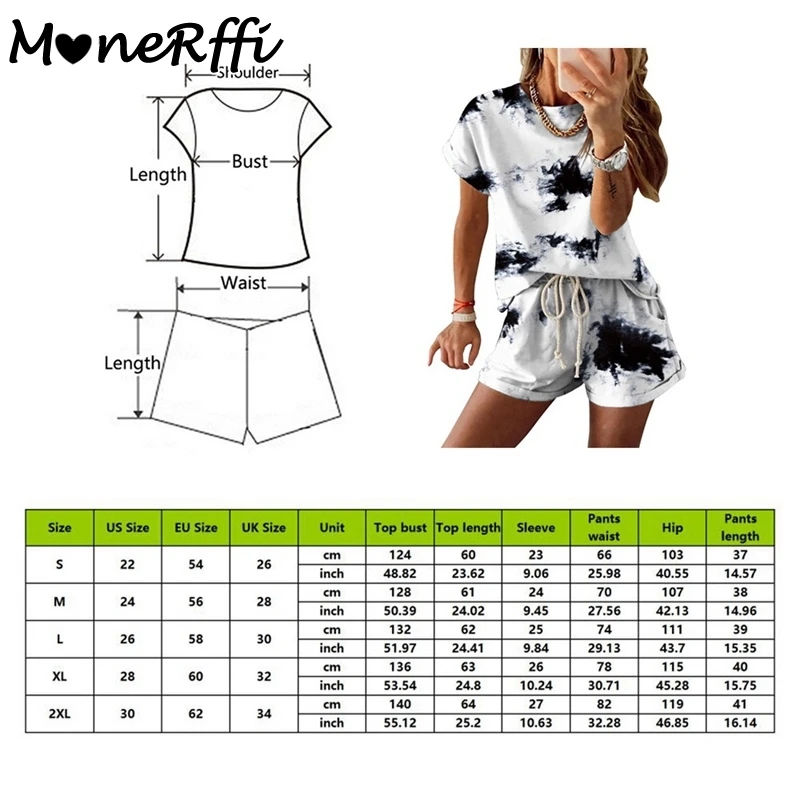 MoneRffi Women Set Summer Tie Dye Short Sleeve Top Shirt Loose And Biker Shorts Casual 2 Piece Set Streetwear Outfits Tracksuits
MoneRffi Women Set Summer Tie Dye Short Sleeve Top Shirt Loose And Biker Shorts Casual 2 Piece Set Streetwear Outfits Tracksuits