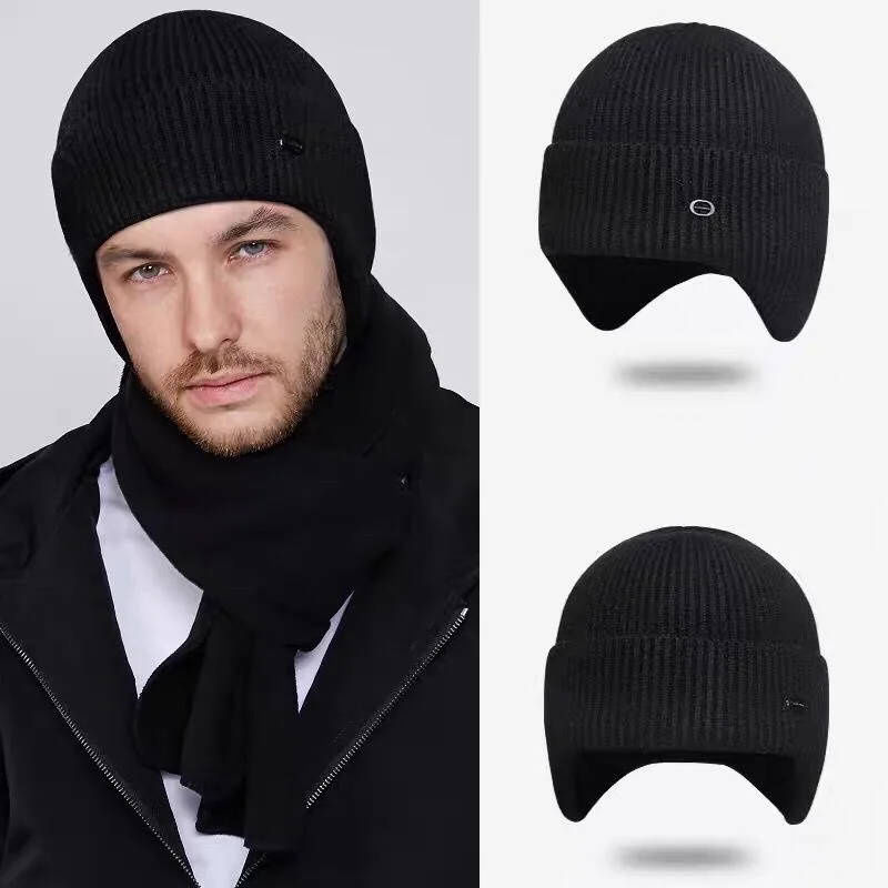 Ear protection woolen cap, men's wool blended warm knitted hat, cold cap, outdoor cold-proof hat
Ear protection woolen cap, men's wool blended warm knitted hat, cold cap, outdoor cold-proof hat