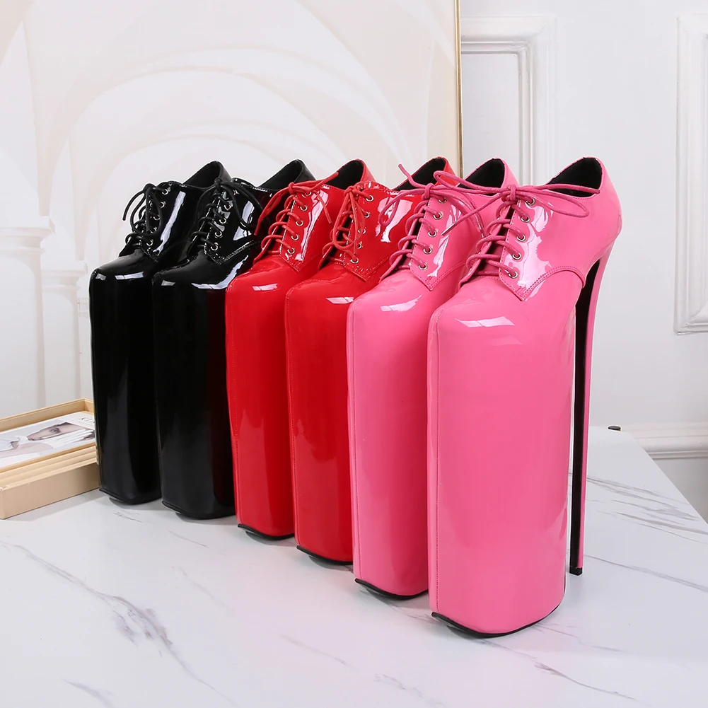 Super High 30CM Woman Pumps Special High Heels Platform Lace-up Women Shoes Model Interest Shoes Sexy Club Party Large Size 46
Super High 30CM Woman Pumps Special High Heels Platform Lace-up Women Shoes Model Interest Shoes Sexy Club Party Large Size 46