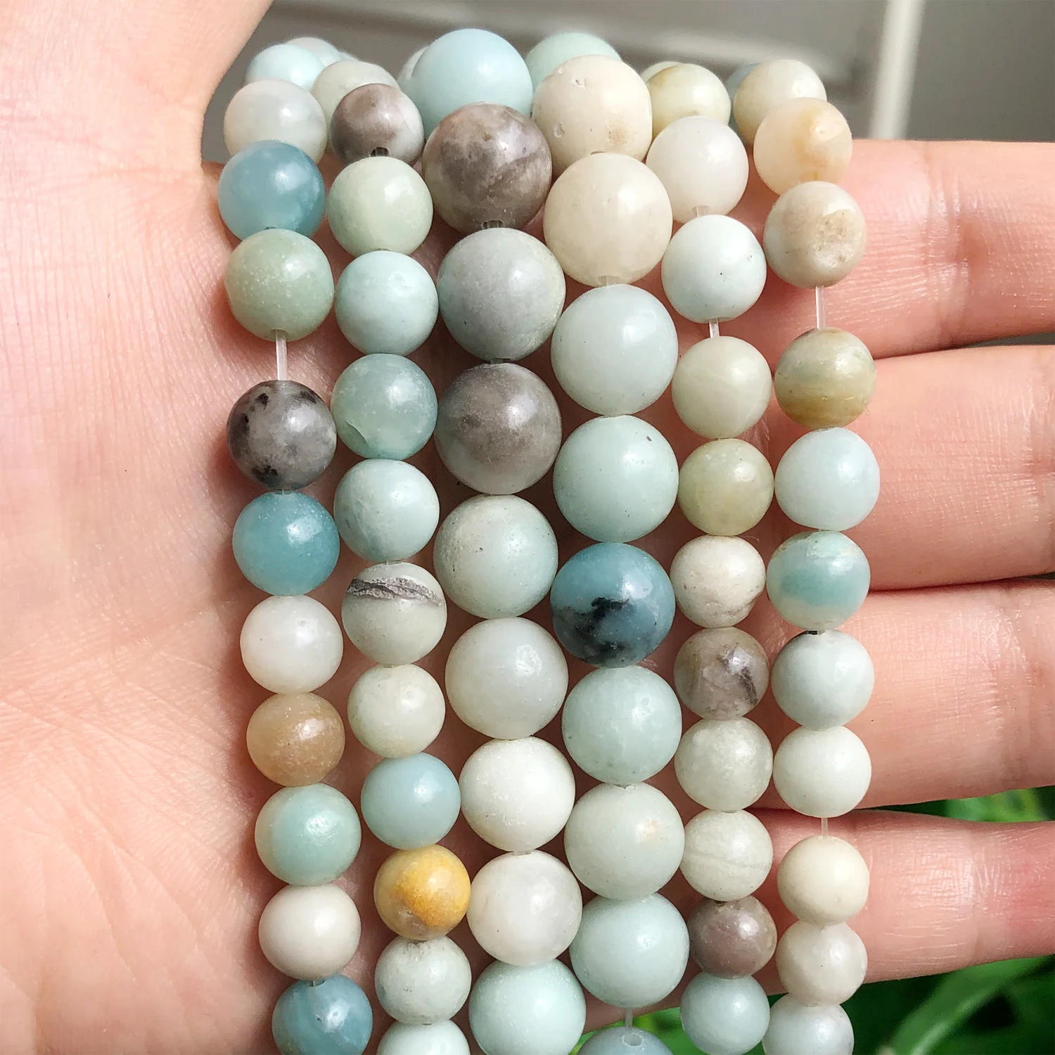 Natural Stone Smooth Colorful Amazonite Round Bead For Jewelry Making 4 6 8 10 12mm Perles Gem Loose Beads Diy Bracelet Necklace
Natural Stone Smooth Colorful Amazonite Round Bead For Jewelry Making 4 6 8 10 12mm Perles Gem Loose Beads Diy Bracelet Necklace