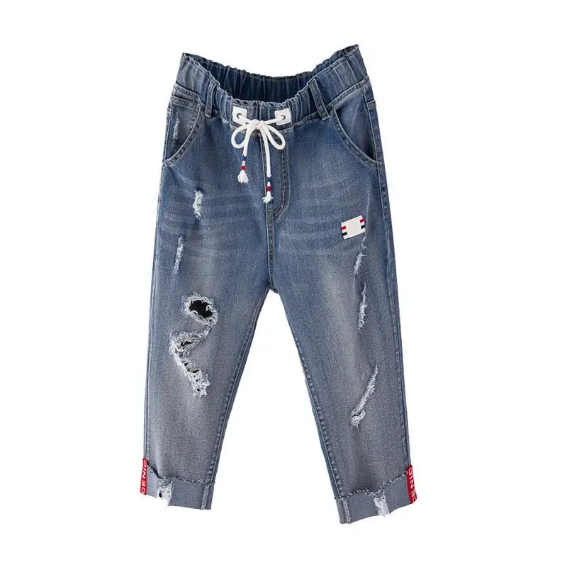 COCOEPPS 5xl Elastic waist Women Summer Pants Large Size Trousers Casual Oversize hollow out Knee-Length Jeans Plus Size Clothes
COCOEPPS 5xl Elastic waist Women Summer Pants Large Size Trousers Casual Oversize hollow out Knee-Length Jeans Plus Size Clothes