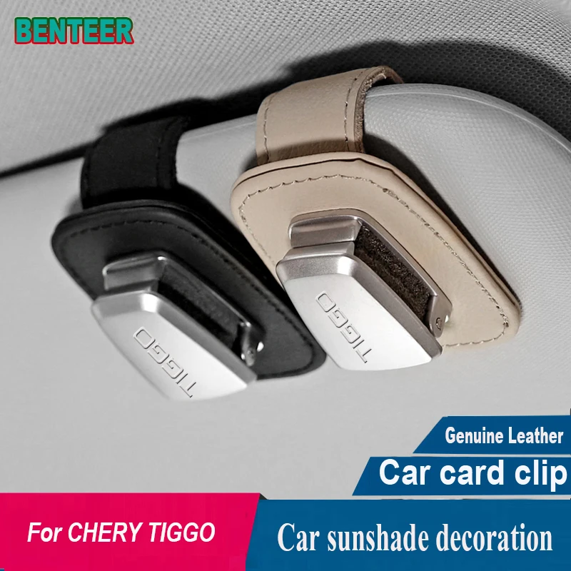 Genuine Leather Car Sunshade Glass Clip Holder Sticker Car interior sticker For CHERY TIGGO 1 2 3 4 5 7 8 PRO PLUS ARRIZO5
Genuine Leather Car Sunshade Glass Clip Holder Sticker Car interior sticker For CHERY TIGGO 1 2 3 4 5 7 8 PRO PLUS ARRIZO5