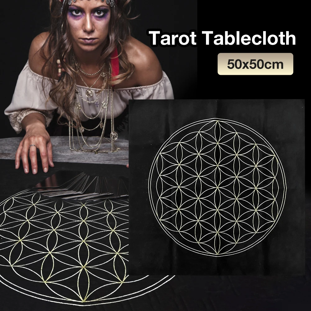 The Flower of Life Crystal Lattice Soft Lightweight Tarot Card Special Tablecloth
The Flower of Life Crystal Lattice Soft Lightweight Tarot Card Special Tablecloth