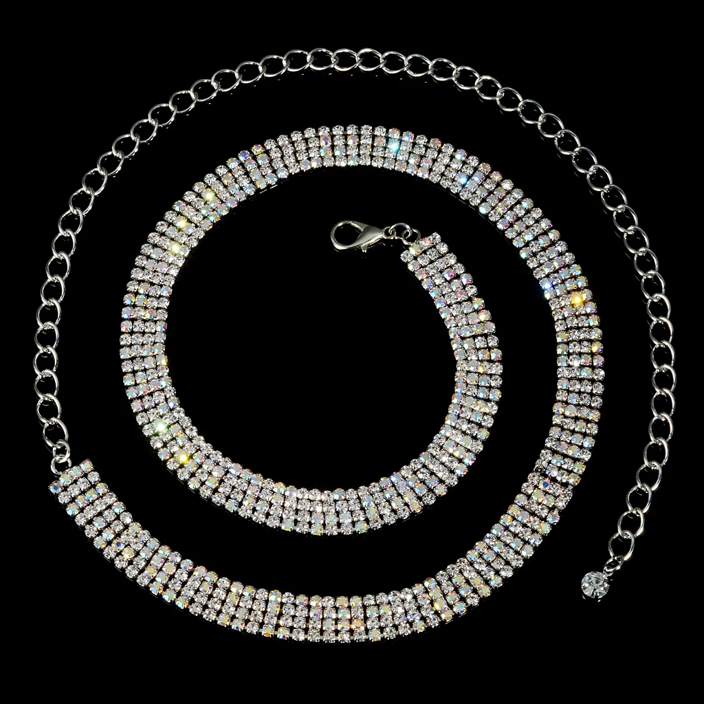 Womens Slim Rhinestone Waist Chain Belt Belly Beach Body Chain Bikini Decor, 4 Sizes
Womens Slim Rhinestone Waist Chain Belt Belly Beach Body Chain Bikini Decor, 4 Sizes