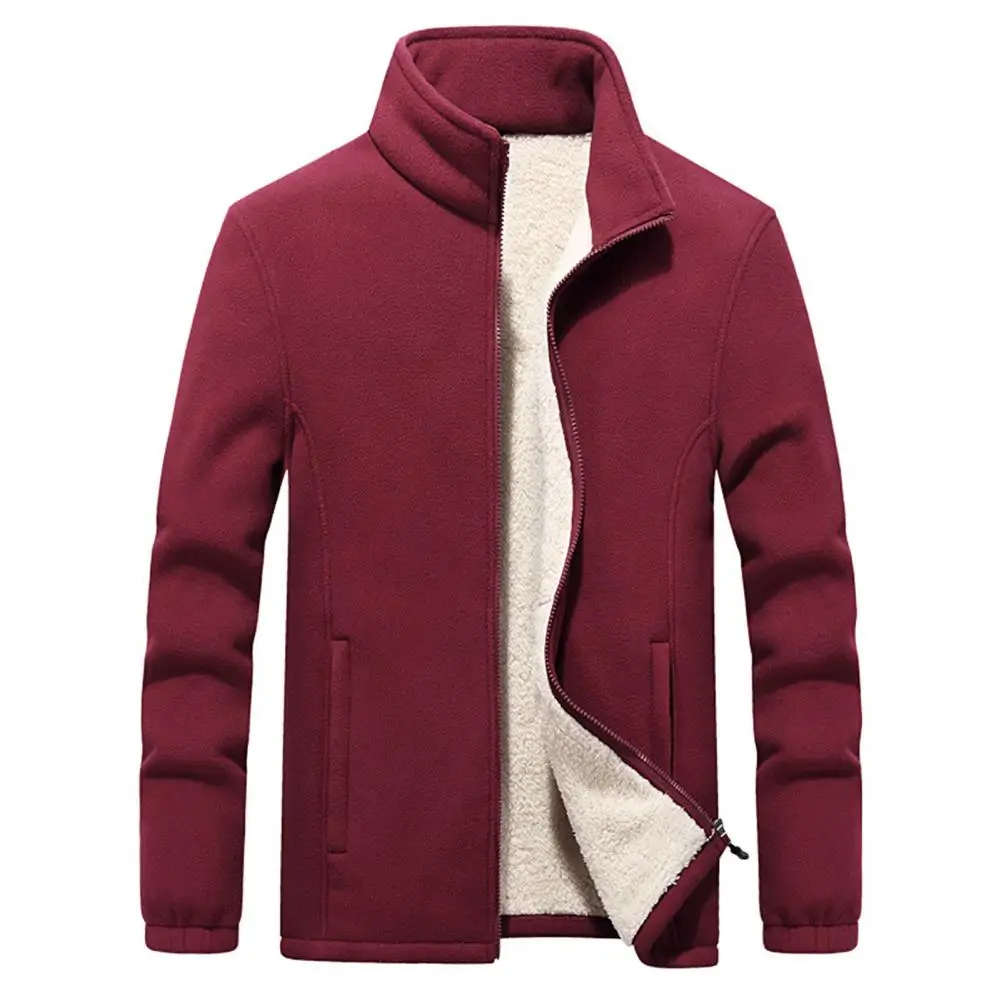 Coat Men Jackets Winter Long Sleeve Warm Soft Coat Double-sided Plush Large Jacket Outwear Polyester Men Clothing
Coat Men Jackets Winter Long Sleeve Warm Soft Coat Double-sided Plush Large Jacket Outwear Polyester Men Clothing