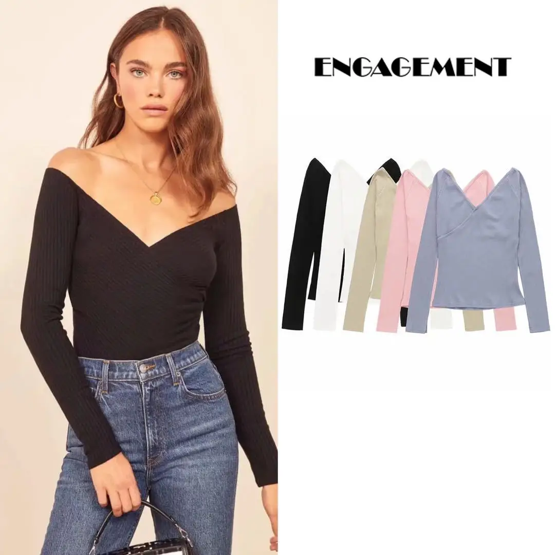 ENGAGEMENT Za 2021 tight solid color long sleeve top thin short T-shirt with navel exposed sexy bottoming shirt
ENGAGEMENT Za 2021 tight solid color long sleeve top thin short T-shirt with navel exposed sexy bottoming shirt