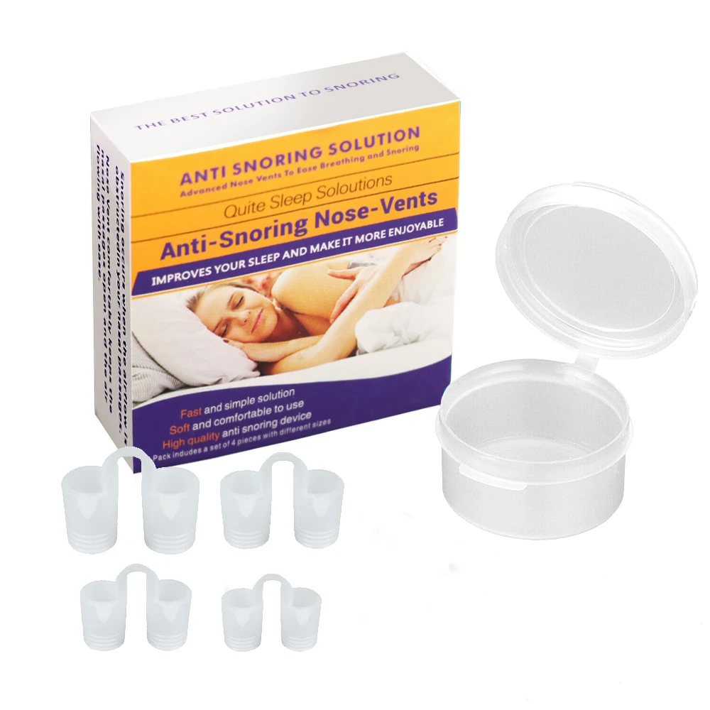 40pcs/10box Silicone Anti Snoring Breathe Easy Sleep Nose Clip Snore Stopper Aid Nasal Dilators Device Congestion Aid Nose Vents
40pcs/10box Silicone Anti Snoring Breathe Easy Sleep Nose Clip Snore Stopper Aid Nasal Dilators Device Congestion Aid Nose Vents