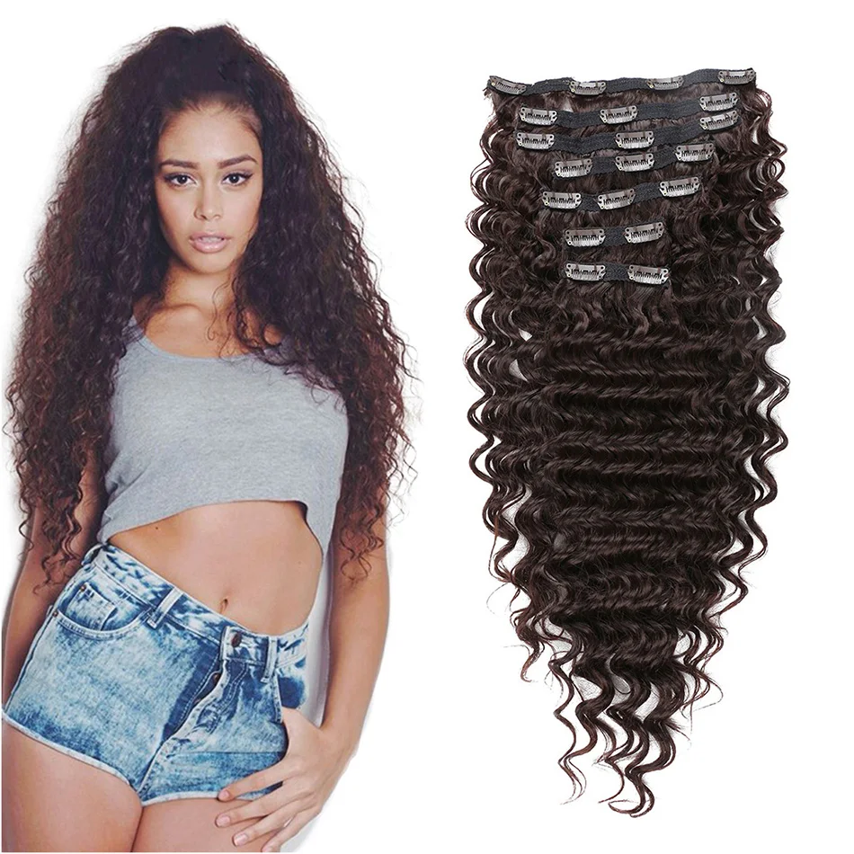Clips-In Hair Extensions Synthetic Deep Wave 24 Inch High Temperature Fiber Hairpiece For Women With Full Head Ins BOOMING HAIR
Clips-In Hair Extensions Synthetic Deep Wave 24 Inch High Temperature Fiber Hairpiece For Women With Full Head Ins BOOMING HAIR