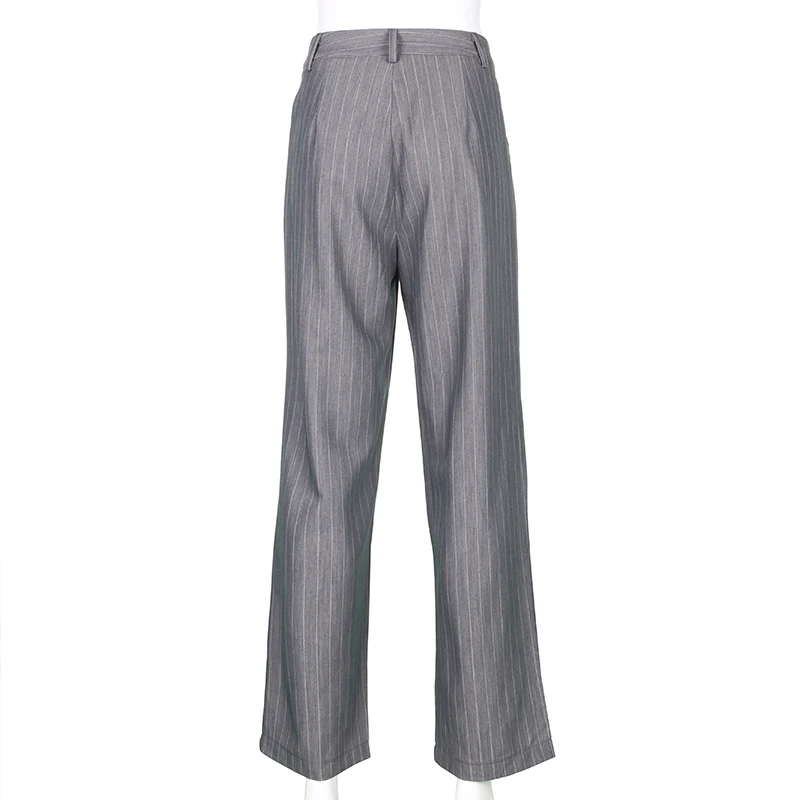Sweetown Striped Baggy Straight Pants Women Office Lady Streetwear Outfits Casual Loose High Waist Hip Hop Trousers Summer
Sweetown Striped Baggy Straight Pants Women Office Lady Streetwear Outfits Casual Loose High Waist Hip Hop Trousers Summer