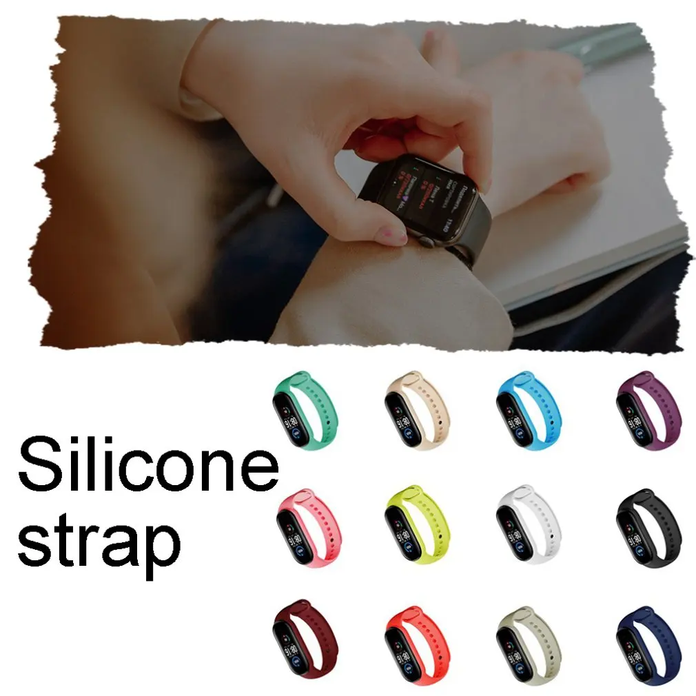 Soft Silicone Sports Band For Xiao Mi Mi Band 5 4 3 Bands Rubber Watchband Strap For Xiaomi Bracelet 5 TPU Strap Wristband
Soft Silicone Sports Band For Xiao Mi Mi Band 5 4 3 Bands Rubber Watchband Strap For Xiaomi Bracelet 5 TPU Strap Wristband