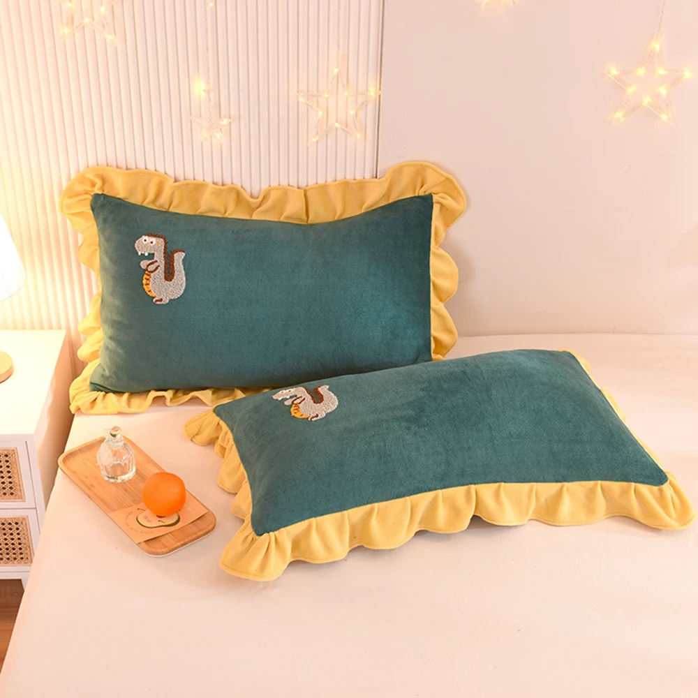 A Pair Of Winter Flannel Pillow Warm And Soft 48x74cm Single Product Bedding Pillowcase with Invisible Zipper Pillowcases
A Pair Of Winter Flannel Pillow Warm And Soft 48x74cm Single Product Bedding Pillowcase with Invisible Zipper Pillowcases