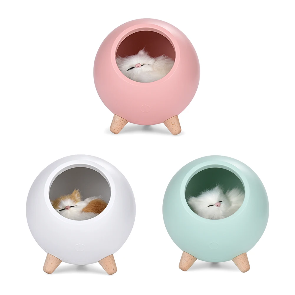 Cute House Touch Dimming Kitten Night Light for Kids Baby Bedroom Bedside Charging Lamp Creative Gift Cats Home Atmosphere Decor
Cute House Touch Dimming Kitten Night Light for Kids Baby Bedroom Bedside Charging Lamp Creative Gift Cats Home Atmosphere Decor