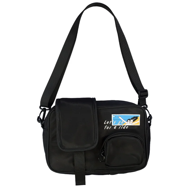 Null Harajuku messenger bag small public out of the street bag light nylon bag youth mobile phone bag
Null Harajuku messenger bag small public out of the street bag light nylon bag youth mobile phone bag