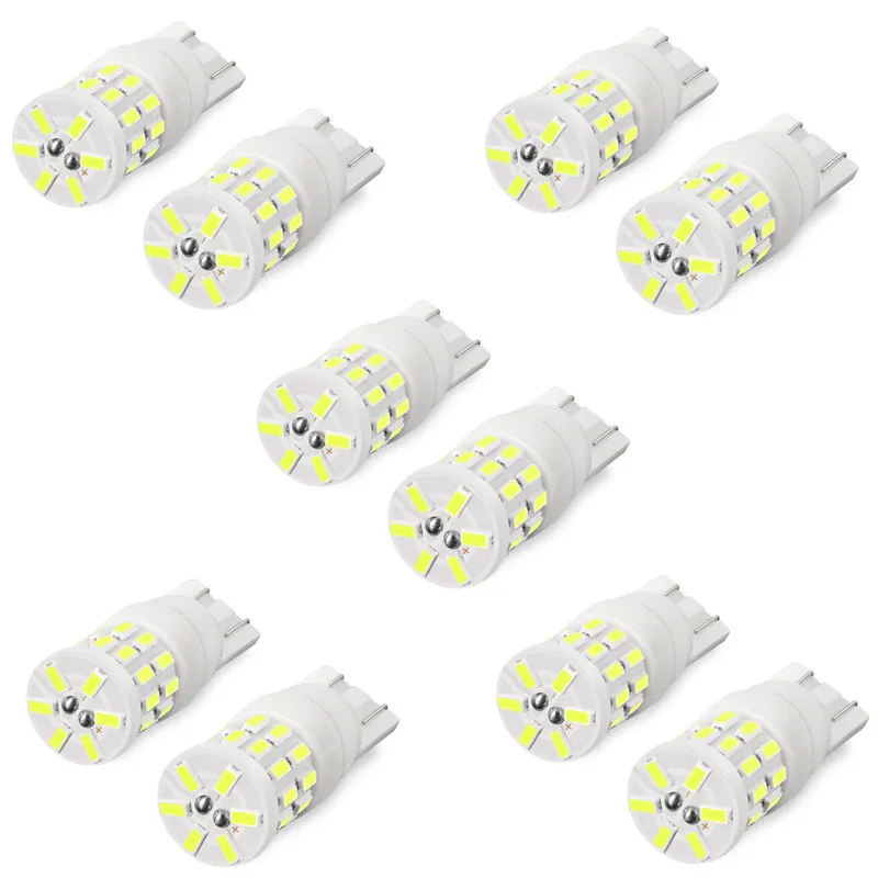 20pc 10pcs T10 W5W Led Bulb WY5W 501 2825 168 Ceramic Bulb 3014 30SMD Auto Lamps Super Bright LED Car Reading Dome Lights 6000K
20pc 10pcs T10 W5W Led Bulb WY5W 501 2825 168 Ceramic Bulb 3014 30SMD Auto Lamps Super Bright LED Car Reading Dome Lights 6000K