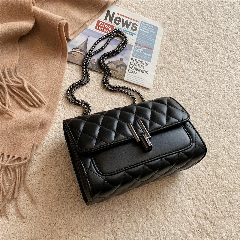 Anreisha Women’s bag 2021 new simple and small fragrance style rhombic chain bag shoulder diagonal fashion western style female
Anreisha Women’s bag 2021 new simple and small fragrance style rhombic chain bag shoulder diagonal fashion western style female