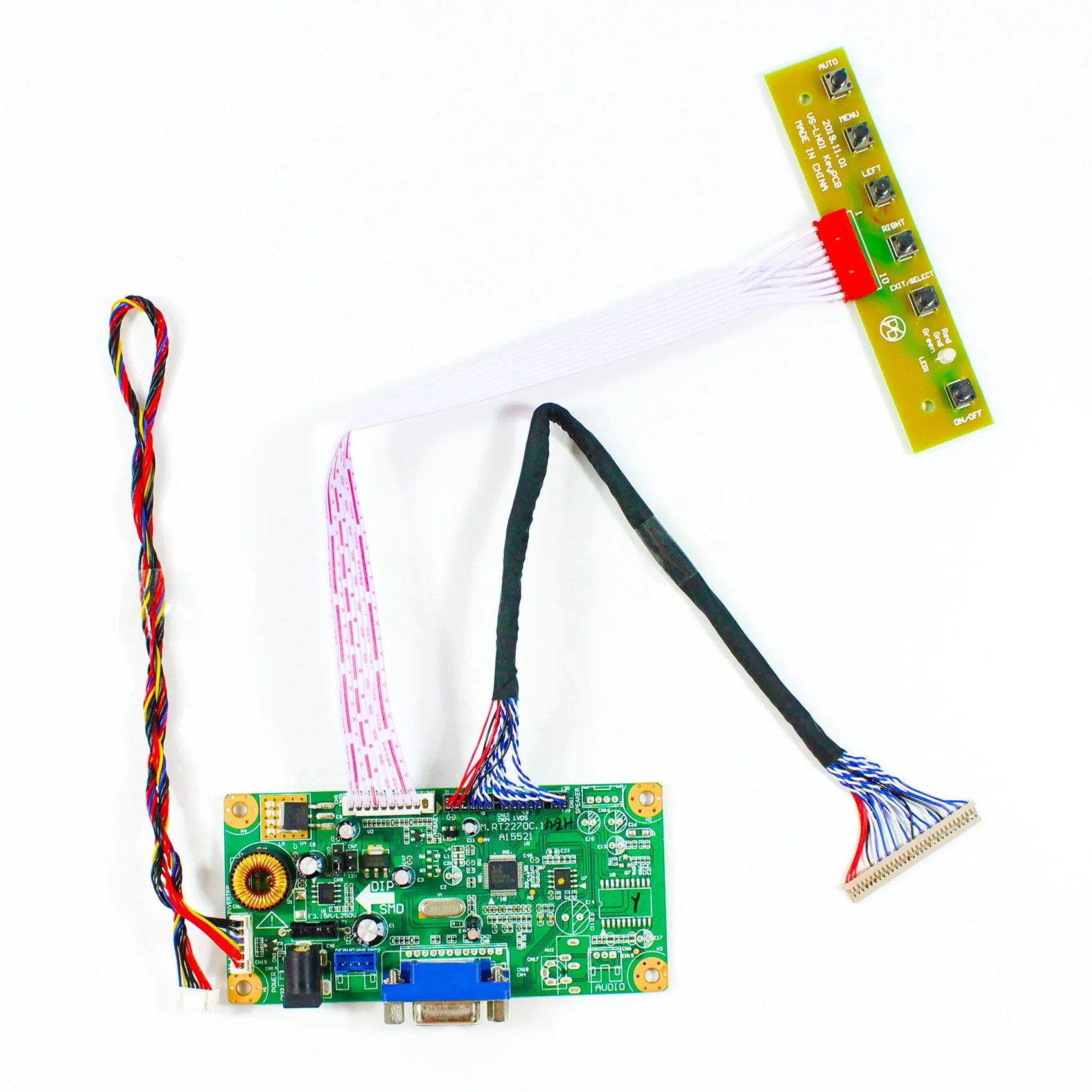 VGA LCD Controller Board For 19 in G190ETN01.2 G190ENT01.4 1280x1024 LCD Screen 
VGA LCD Controller Board For 19 in G190ETN01.2 G190ENT01.4 1280x1024 LCD Screen