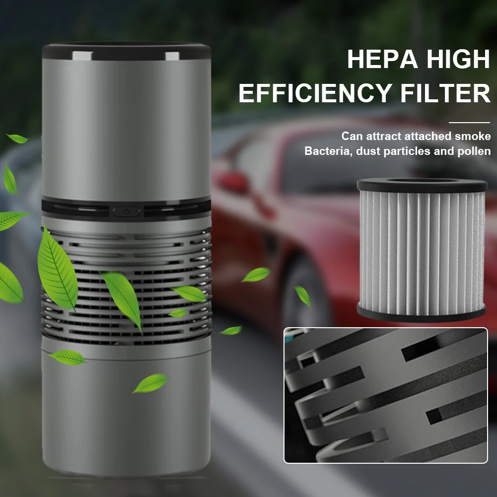 New Car Air Purifier USB Powered Negative Ion HEPA Air Cleaner Portable Mini Car Air Freshener 2 Modes Removes Formaldehyde TVOC
New Car Air Purifier USB Powered Negative Ion HEPA Air Cleaner Portable Mini Car Air Freshener 2 Modes Removes Formaldehyde TVOC