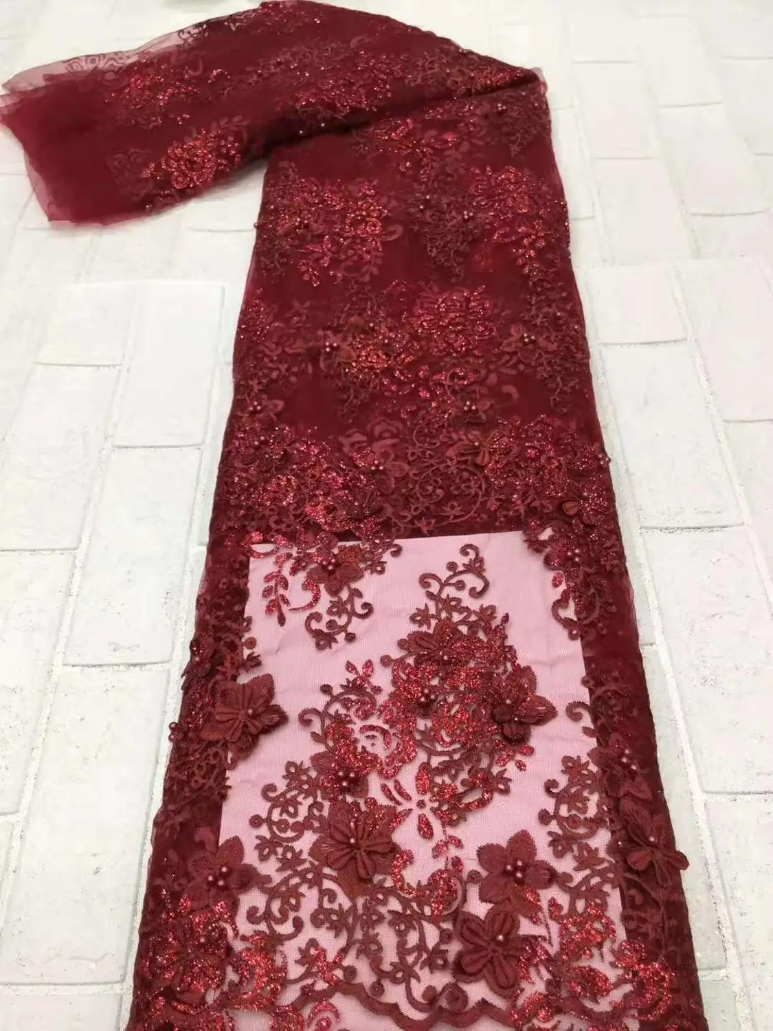 Beautiful 3D sequins Embroidery Design/Ladies Evening Dress Wedding Dress Fabric Africa Nigeria Fabric French Tulle Lace
Beautiful 3D sequins Embroidery Design/Ladies Evening Dress Wedding Dress Fabric Africa Nigeria Fabric French Tulle Lace