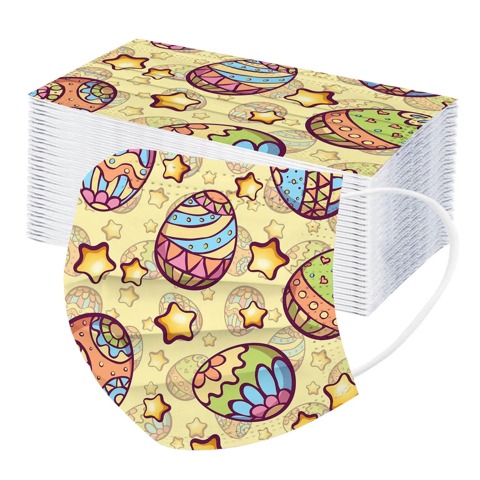 100PC Adult Easter Rabbit Printing Face Masks Fashion Safety Air Fog mascarillas masques Three-Layer Protective Disposable Mask
100PC Adult Easter Rabbit Printing Face Masks Fashion Safety Air Fog mascarillas masques Three-Layer Protective Disposable Mask
