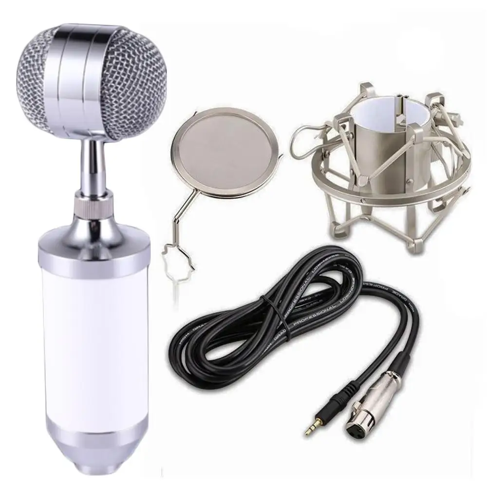 BM 8000 Condenser Microphone Professional Wired Recording Studio bm8000 Computer MIC Stand KTV Singing Live Karaoke Microphone
BM 8000 Condenser Microphone Professional Wired Recording Studio bm8000 Computer MIC Stand KTV Singing Live Karaoke Microphone