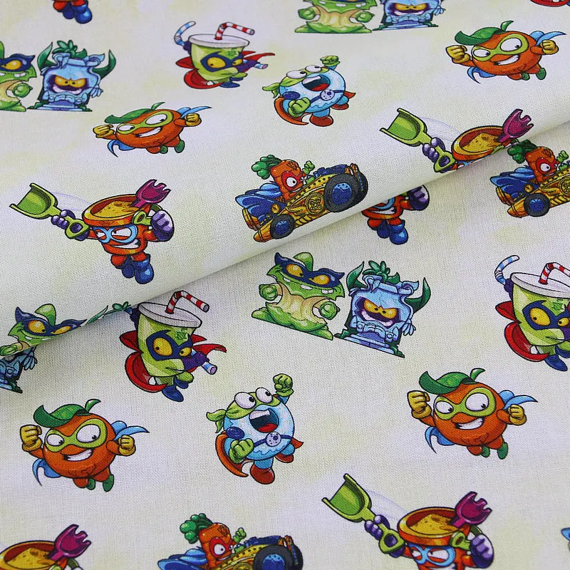 Cartoon Zings Design 100% Cotton Fabric for Patchwork Hometextile Backpacks Slipcover Cushion Cover DIY Material
Cartoon Zings Design 100% Cotton Fabric for Patchwork Hometextile Backpacks Slipcover Cushion Cover DIY Material